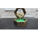 Подарочный набор «Сердце с собой» (Шкатулка Орех + Брелок Сердце)